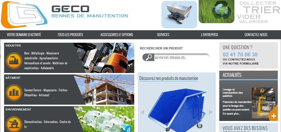 Geco Manutention : matériel et équipement de stockage pour professionnels