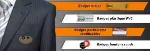 eurosign badges personnalisés