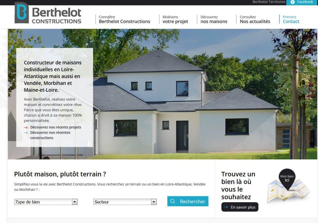 Berthelot Constructions : promoteur et constructeur de maisons dans le 44