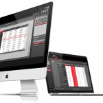 Logiciel d'informatique Khubeo affiché sur un écran d'ordinateur fixe et portable