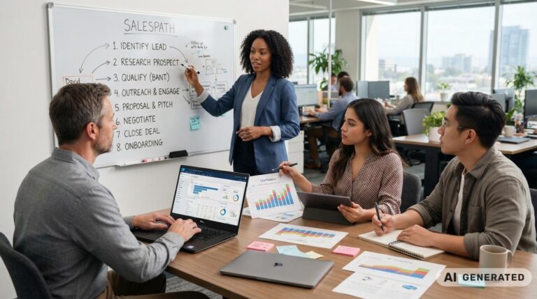 M&eacute;thode prospection commerciale SalesPath : la fiche technique pour comprendre cette m&eacute;thode avant de la d&eacute;ployer en entreprise
